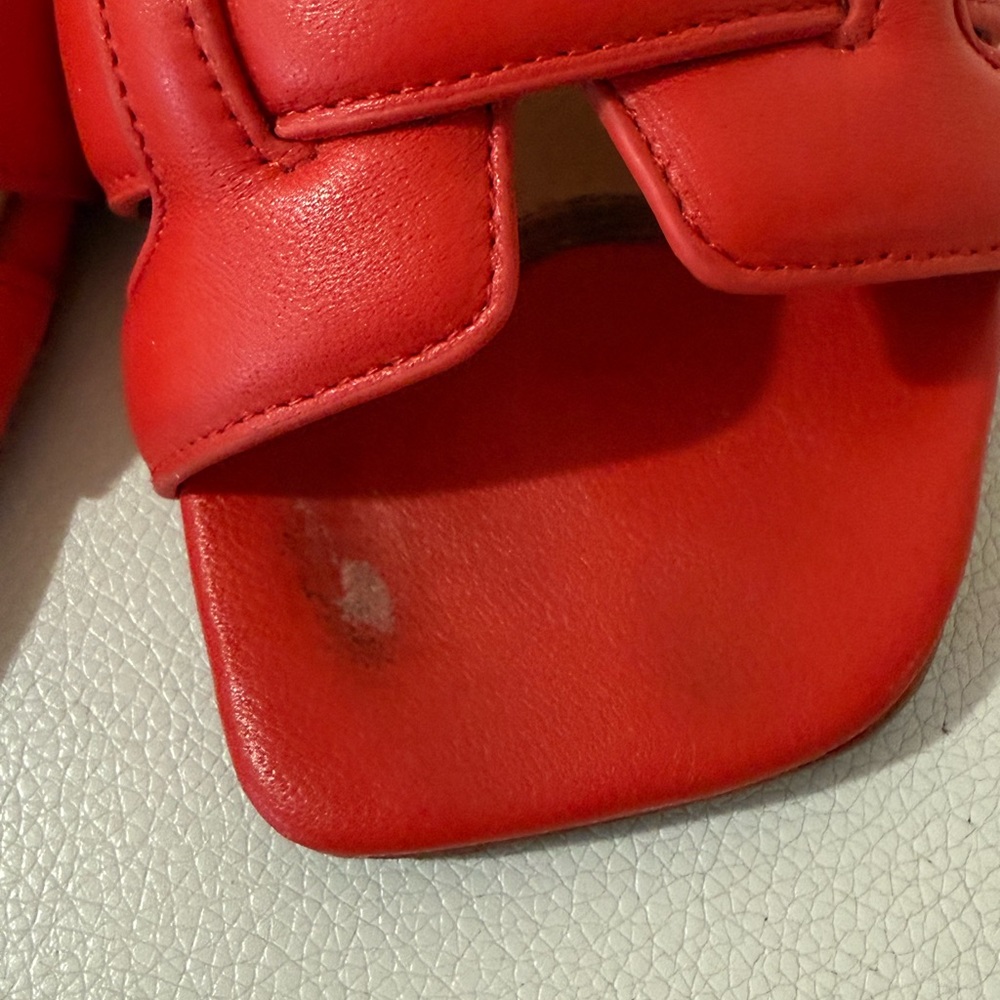 Red Flat Sandals BibiLou - Picture 5 of 11